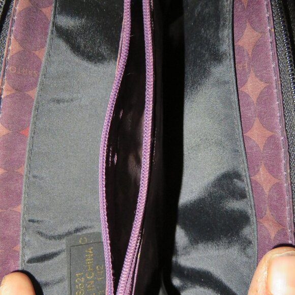 BOGO Franco Sarto Black Leather Long Wallet Clutch Double Zip Multi Compartment - Picture 8 of 14